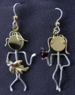 Adam & Eve Earrings - Product Image