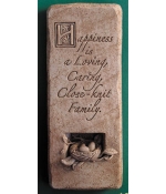 A Blissful Home Indoor-Outdoor Plaque - Product Image
