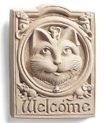 Welcome Cat Indoor-Outdoor Plaque - Product Image