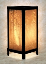 Woodland Sunbeams Lithophane Lamp