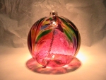 Art Nouveau Oil Lamp - Pink - Product Image