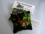 'New Hampshire in Your Pocket" Balsam Filled Pillow Sachet - Product Image