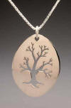 Hand-Pierced Silver Dime Pendants