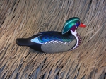 Wood Duck Drake Basswood Decoy