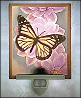 Butterfly Colored Lithphane Night Light