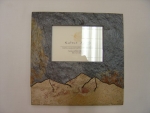 Natural Slate Photo Frame - Mountains