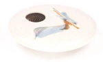 Ikebana- Ivory Wave Mini Round - Product Image