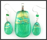 Green Marquise Dichroic Set - Product Image