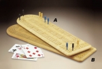 Continous 3 Track Cribbage Board - Product Image