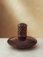 La-Tee-Da! Earthly Elements Flecked Saucer Lamp - Product Image