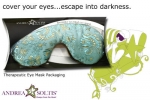 Satin Brocade & Velvet Lavender Eye Mask